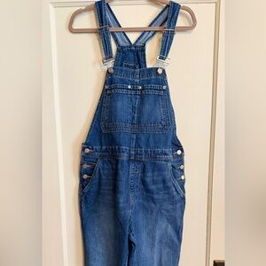 GAP Classic Denim Overalls, size SMALL TALL